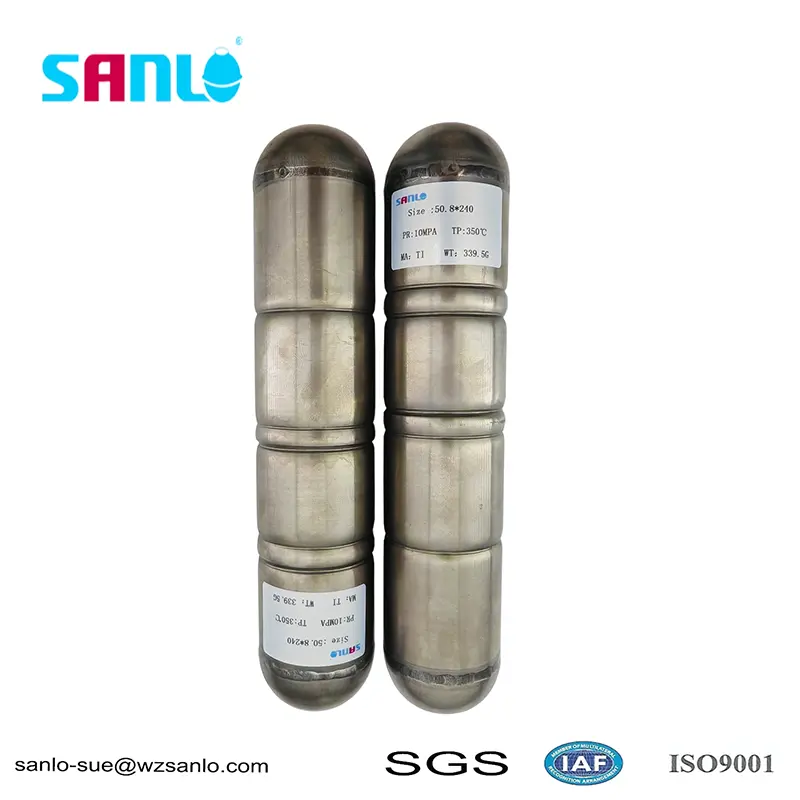 Bóng nổi Titan chịu áp suất cao 50 * 240