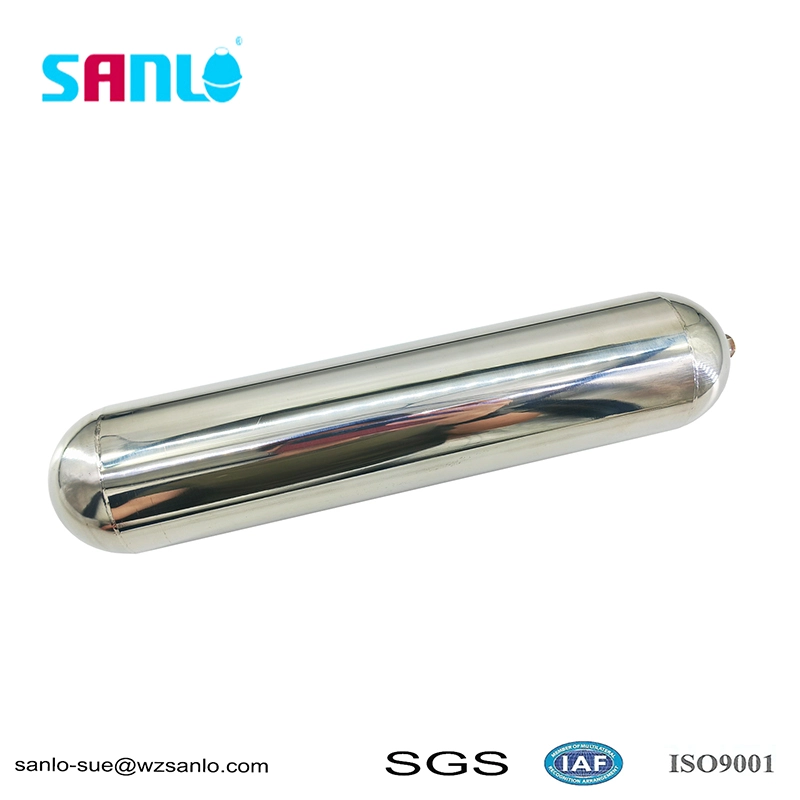 Bóng phao thép SUS316L 63*300 có M6 cho bể nước